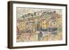 Carnet : Port d'une ville de la côte Méditérranéenne-Paul Signac-Framed Giclee Print