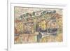 Carnet : Port d'une ville de la côte Méditérranéenne-Paul Signac-Framed Giclee Print