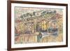 Carnet : Port d'une ville de la côte Méditérranéenne-Paul Signac-Framed Giclee Print