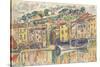 Carnet : Port d'une ville de la côte Méditérranéenne-Paul Signac-Stretched Canvas