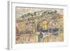 Carnet : Port d'une ville de la côte Méditérranéenne-Paul Signac-Framed Giclee Print