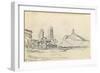 Carnet : Vue de l'île Rousse-Paul Signac-Framed Giclee Print