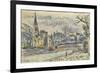 Carnet : Vue de Lyon-Paul Signac-Framed Premium Giclee Print