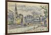 Carnet : Vue de Lyon-Paul Signac-Framed Giclee Print