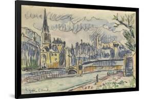 Carnet : Vue de Lyon-Paul Signac-Framed Giclee Print