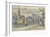 Carnet : Vue de Lyon-Paul Signac-Framed Giclee Print