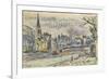 Carnet : Vue de Lyon-Paul Signac-Framed Giclee Print