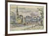 Carnet : Vue de Lyon-Paul Signac-Framed Giclee Print