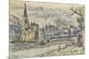 Carnet : Vue de Lyon-Paul Signac-Mounted Giclee Print