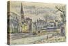 Carnet : Vue de Lyon-Paul Signac-Stretched Canvas