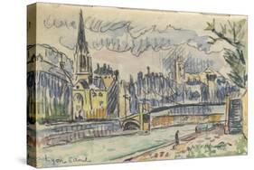 Carnet : Vue de Lyon-Paul Signac-Stretched Canvas