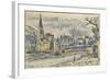 Carnet : Vue de Lyon-Paul Signac-Framed Giclee Print