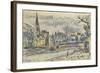 Carnet : Vue de Lyon-Paul Signac-Framed Giclee Print