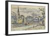 Carnet : Vue de Lyon-Paul Signac-Framed Giclee Print