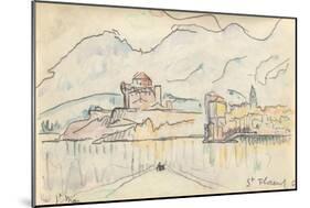 Carnet : Vue de saint-Florent-Paul Signac-Mounted Giclee Print