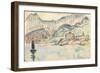 Carnet : Vue de saint Florent-Paul Signac-Framed Giclee Print