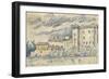 Carnet : Vue de Tarascon-Paul Signac-Framed Giclee Print