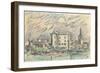 Carnet : Vue de Tarascon-Paul Signac-Framed Giclee Print