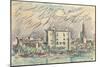 Carnet : Vue de Tarascon-Paul Signac-Mounted Giclee Print