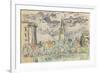 Carnet : Vue de Tarascon-Paul Signac-Framed Giclee Print