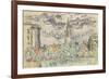 Carnet : Vue de Tarascon-Paul Signac-Framed Giclee Print