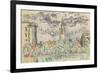 Carnet : Vue de Tarascon-Paul Signac-Framed Giclee Print