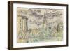 Carnet : Vue de Tarascon-Paul Signac-Framed Premium Giclee Print