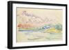 Carnet : Vue du golfe de Calvi ou de Saint-Florent-Paul Signac-Framed Giclee Print