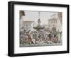 Carnevale a Roma, 1816-Bartolomeo Pinelli-Framed Giclee Print