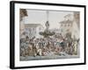 Carnevale a Roma, 1816-Bartolomeo Pinelli-Framed Giclee Print