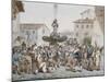 Carnevale a Roma, 1816-Bartolomeo Pinelli-Mounted Giclee Print