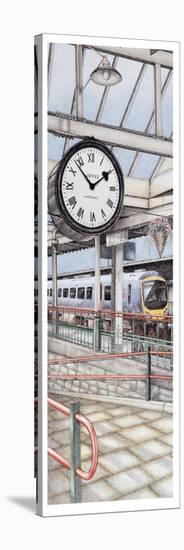 Carnforth Railway Station Clock, Lancashire, 2008-Sandra Moore-Stretched Canvas