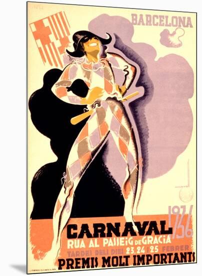 Carnival, 1936-Unknown Tubau-Mounted Giclee Print