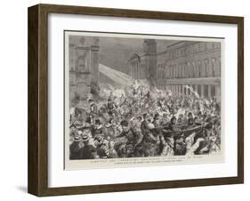 Carnival and Torchlight Procession at Ryde, Isle of Wight-null-Framed Giclee Print