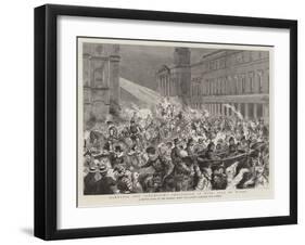 Carnival and Torchlight Procession at Ryde, Isle of Wight-null-Framed Giclee Print