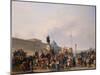 Carnival at Pont Neuf, 1830-Guillaume Frederic Ronmy-Mounted Giclee Print