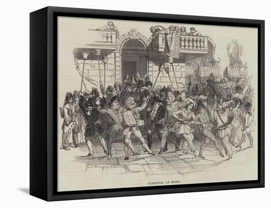 Carnival at Rome-null-Framed Stretched Canvas