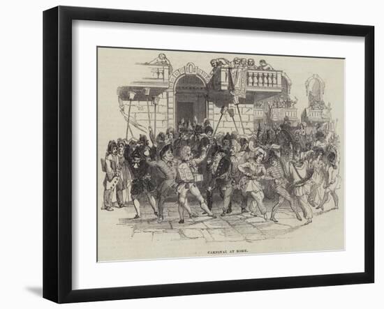 Carnival at Rome-null-Framed Giclee Print