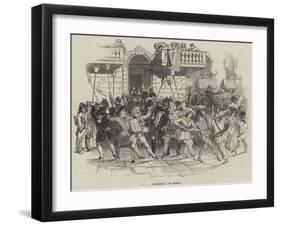 Carnival at Rome-null-Framed Giclee Print