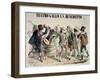 Carnival at the Theatre of S. Gallo and S. Benedetto, 1856-null-Framed Giclee Print