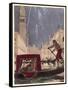 Carnival at Venice-Auguste Leroux-Framed Stretched Canvas