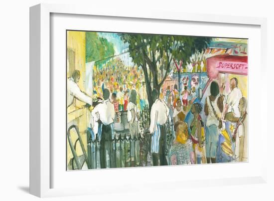 Carnival, Blenheim Crescent-Mary Kuper-Framed Giclee Print