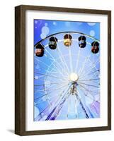 Carnival Blues I-Sylvia Coomes-Framed Photographic Print