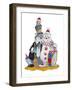 Carnival Cats-Bill Bell-Framed Giclee Print