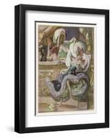 Carnival Champagne-Marquis De Bayros-Framed Art Print