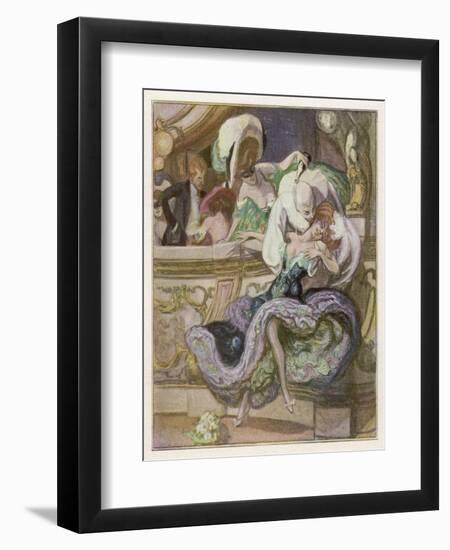 Carnival Champagne-Marquis De Bayros-Framed Art Print