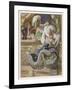 Carnival Champagne-Marquis De Bayros-Framed Art Print