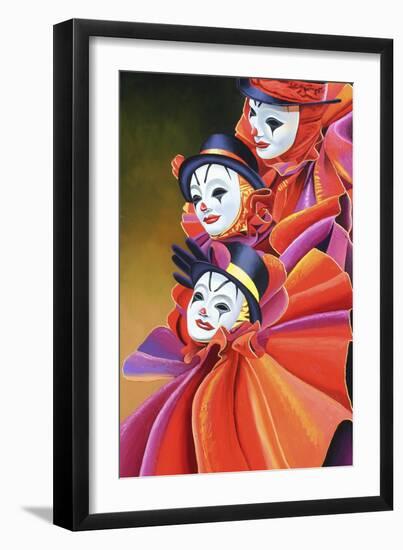 Carnival Clown-Graeme Stevenson-Framed Giclee Print