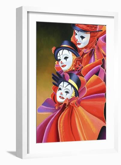 Carnival Clown-Graeme Stevenson-Framed Giclee Print