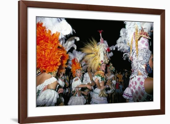 Carnival, Corrientes, Northern Argentina, Argentina, South America-Walter Rawlings-Framed Photographic Print